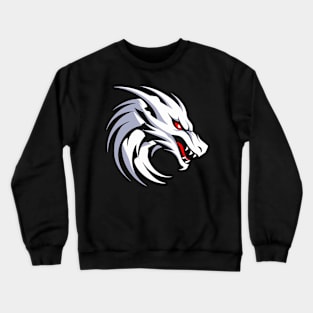 Wolf tattoo love colorful Crewneck Sweatshirt